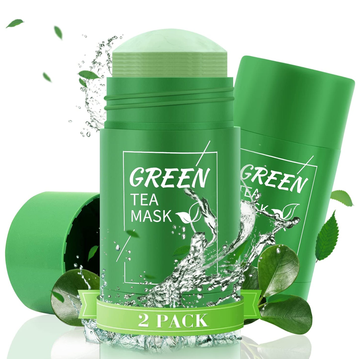 MASQUES AU THE VERT EN STICK NETTOYAGE EN PROFONDEUR DES PORES